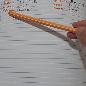 Opposite Noun in italian