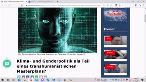 "Nachrichten an das deutsche Volk vom 18.11.2022!!!" ...