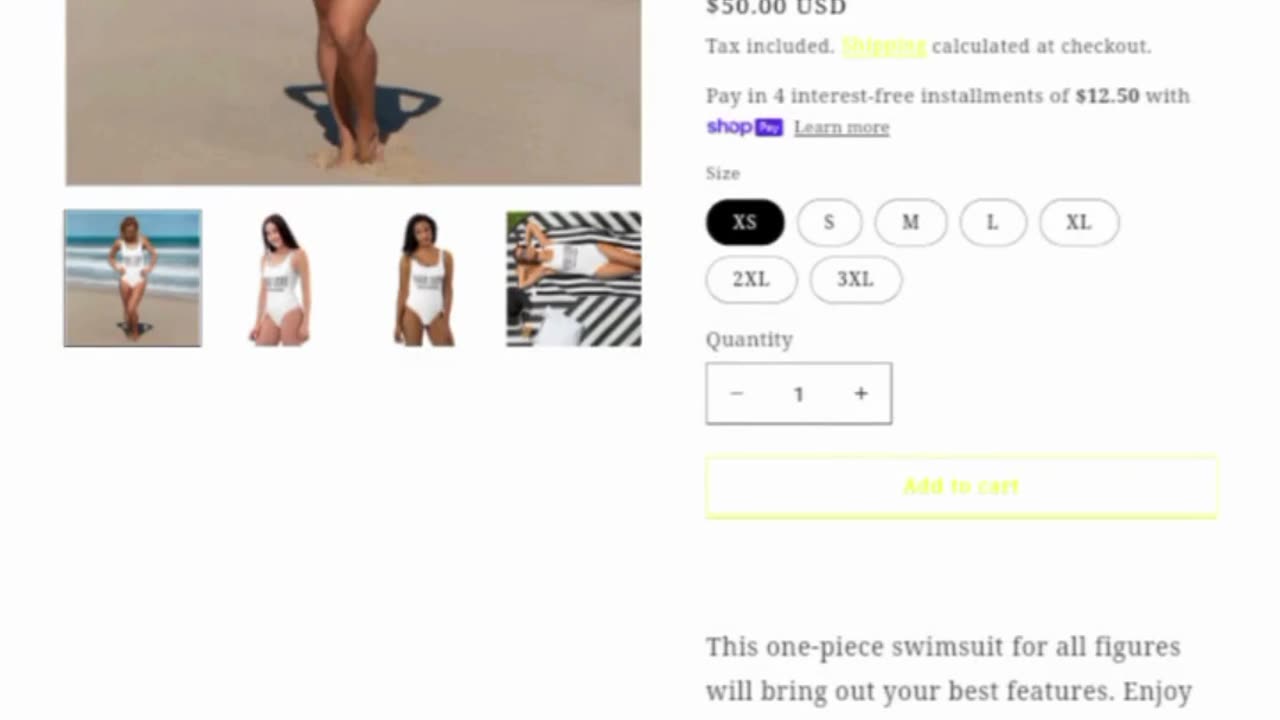VAN LIFE™ Retail Freedom At Your Fingertips™ Women's One-Piece Swimsuit (Official Commercial #07)