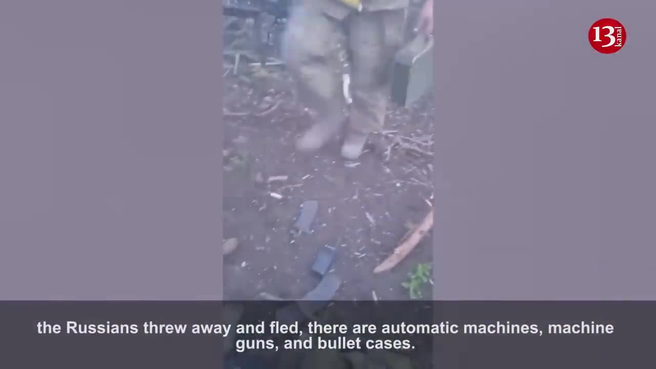 Attacking Russian position, Ukrainian fighters captured large amount of weapons
