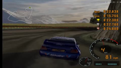 Gran Turismo 3 - License Test R-3 Gameplay(AetherSX2 HD)