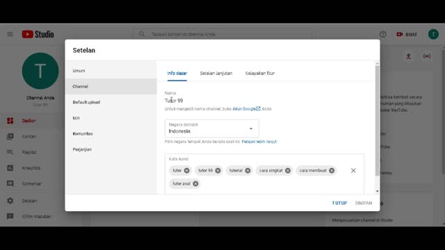 How to Change Youtube Channel Name