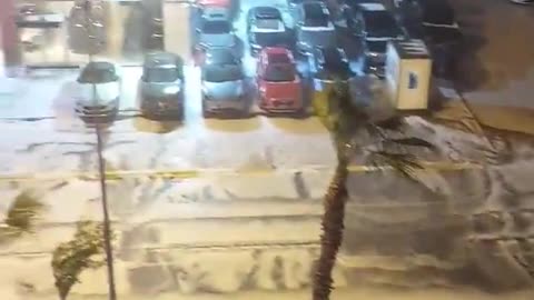 Heavy rains and hail hit Antalya, Turkey | March 13, 2024