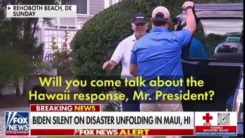 Biden Has No Comment On Maui Fires, But He Loves Ice Cream