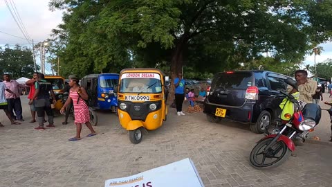 Distributing Gospel Tracts at Pirates Beach Mombasa Pt 2