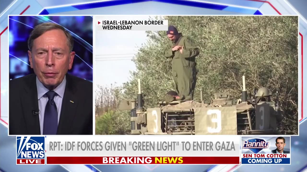 David Petraeus breaks down an effective Israeli offensive into Gaza scenario