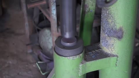 Damascus steel from two tape measures and 100 blades of stationery knives