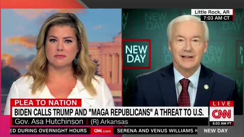 Gov Asa Hutchinson: Biden’s Speech Last Night Was ‘Divisive,’ ‘Not Presidential’