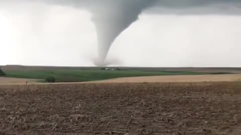 Stovepipe Tornado Visible in Rawlins County in Kansas