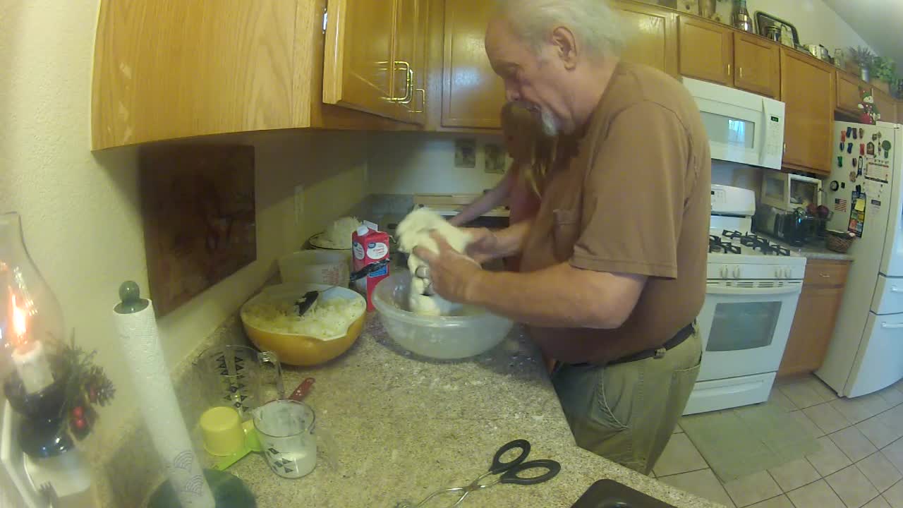 Zoey Making Lefse Dough December 2022