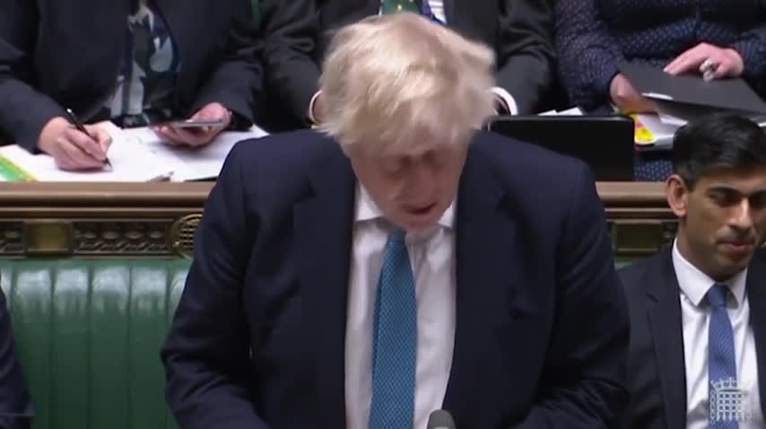 PMQs_ Boris Johnson says UK will 'support Ukraine with lethal aid' against Russia