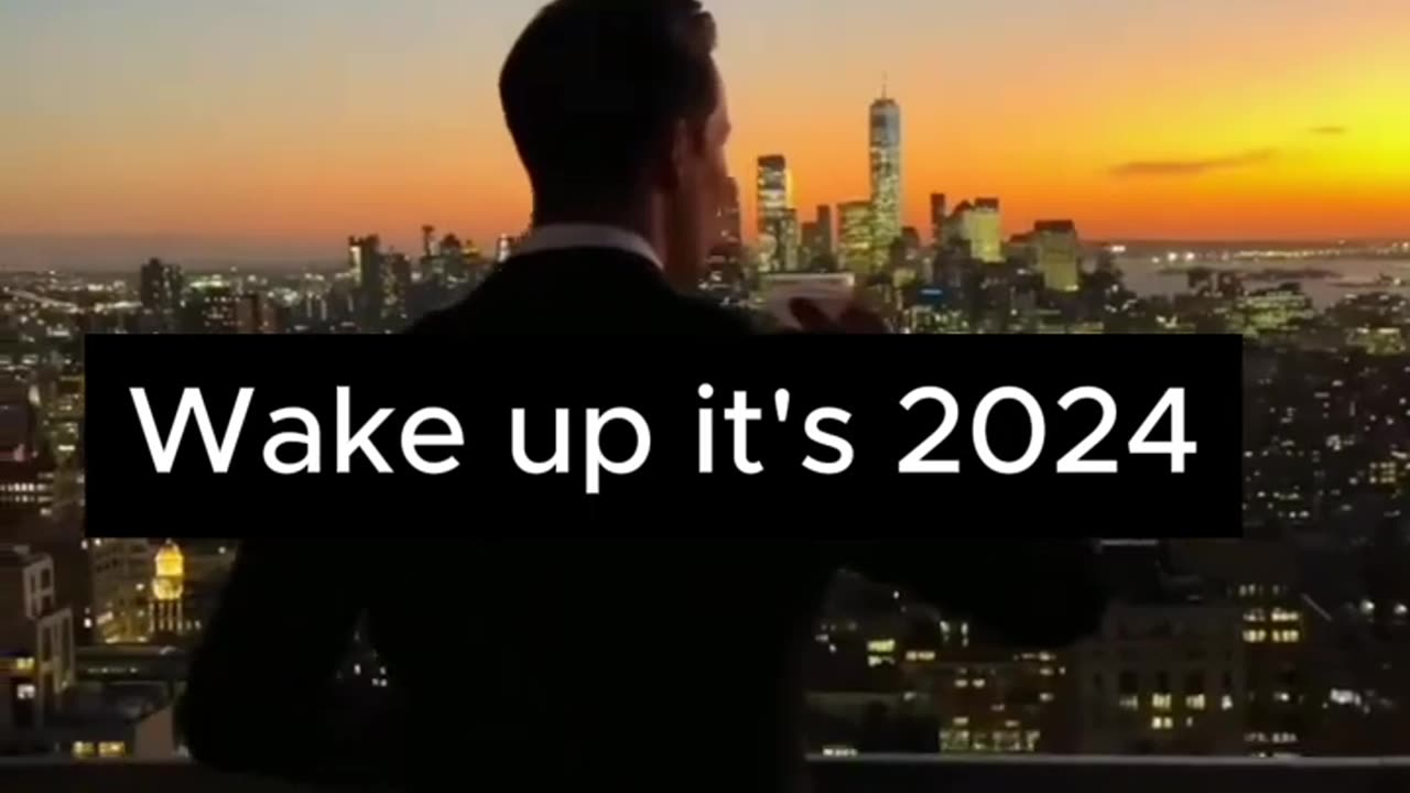 Wake up It's 2024 💸💪 #motivationalvideo #success