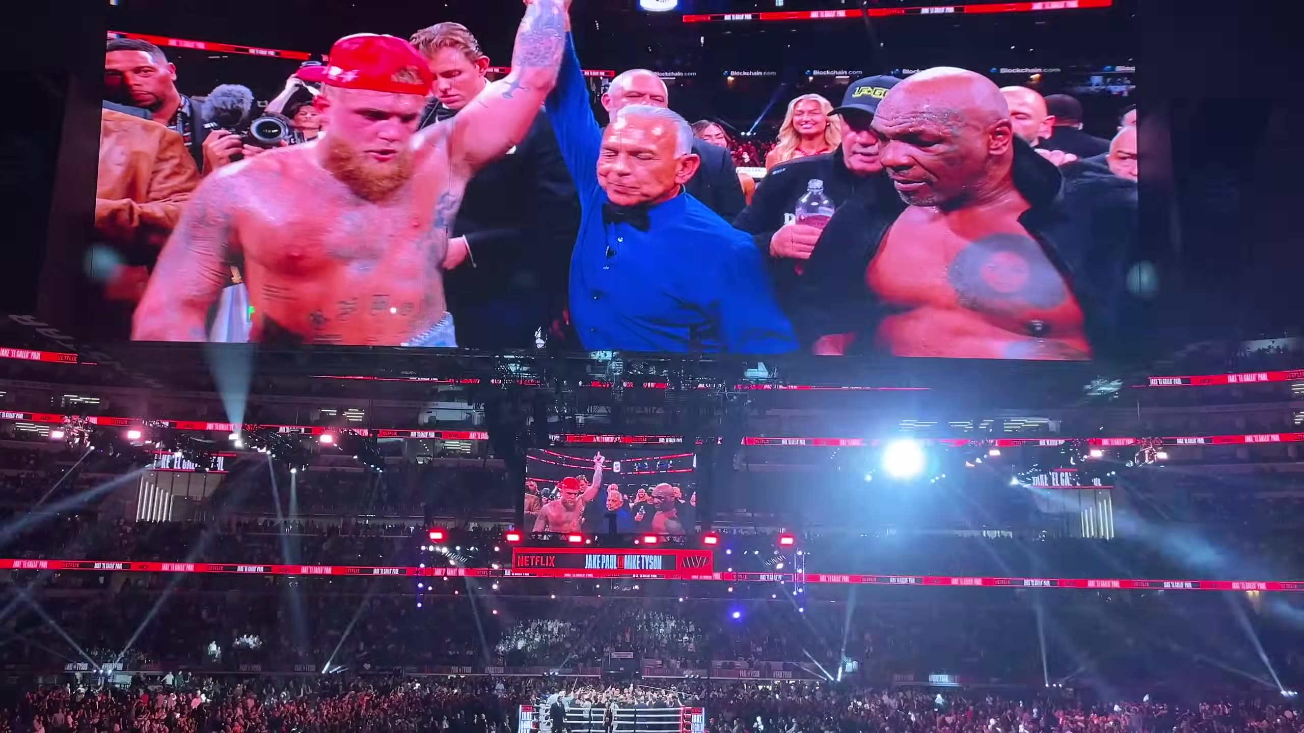 Jake Paul vs Mike Tyson FULL MATCH | AT&T Stadium Arlington, TX ...