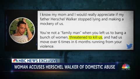 WOMAN ACCUSES HERSCHEL WALKER OF DOMESTIC ABUSE