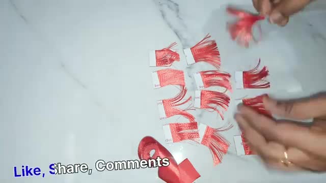 2 Easy Trick to make flowers with ribbon / Do it yourself