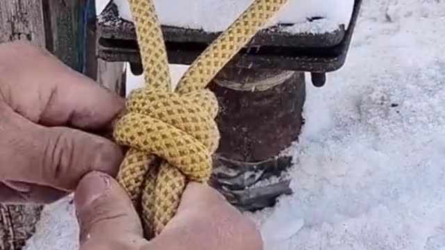 Towing rope is a good way to tie rope, and it is often used to repair cars.