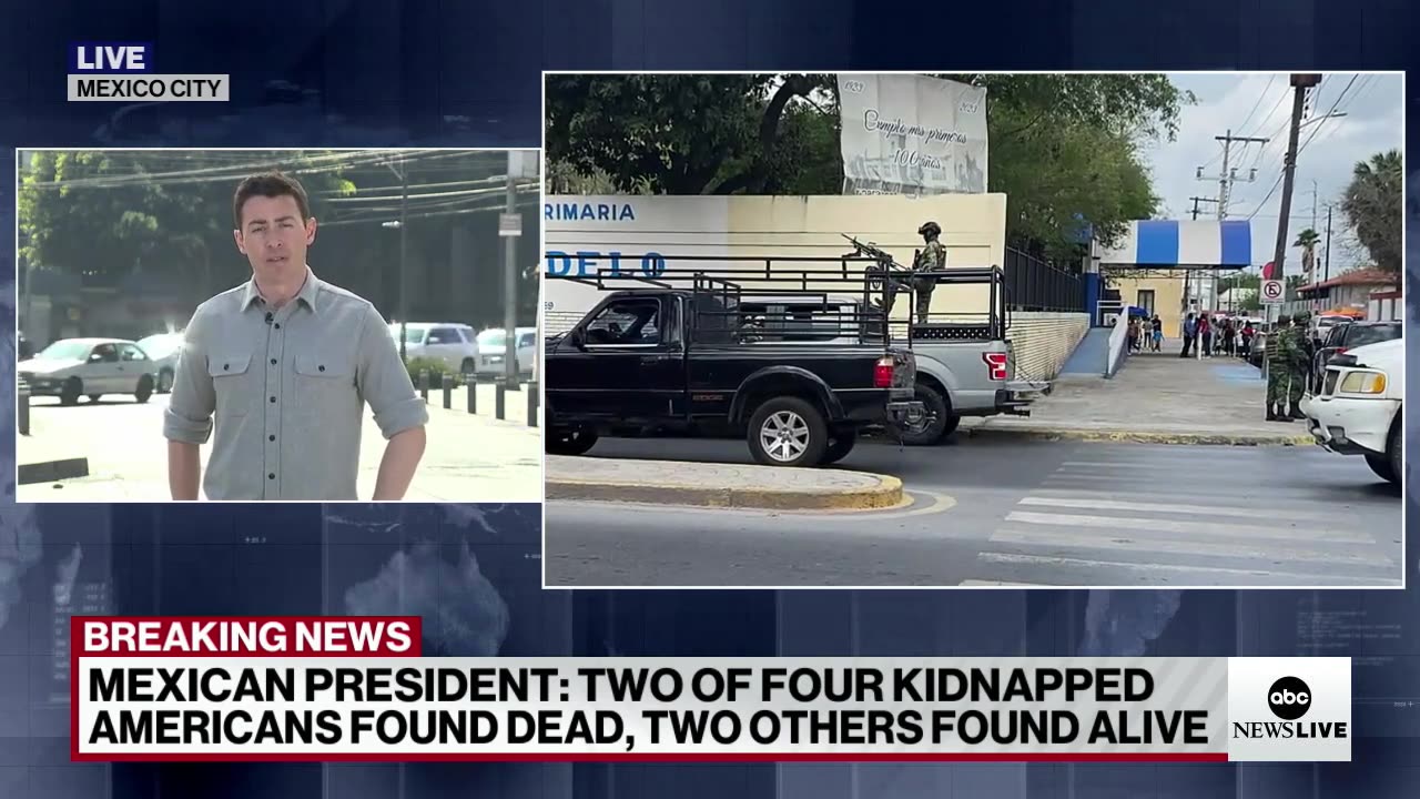 2 Americans kidnapped in Mexico found dead, 2 found alive