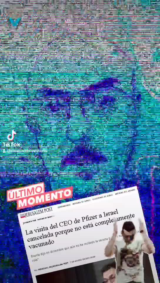 "La visita del CEO de Pfizer a Israel cancelada porque no está completamente vacunado"