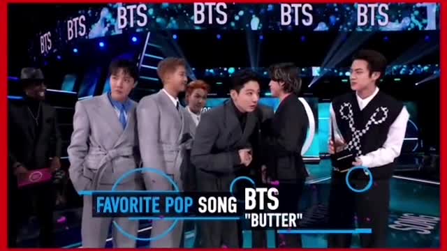 "BUTTER" ng BTSAMAs Favorite Pop Song