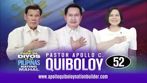 Pastor Apollo is a reservoir; I will campaign for him all throughout the country—FPRRD