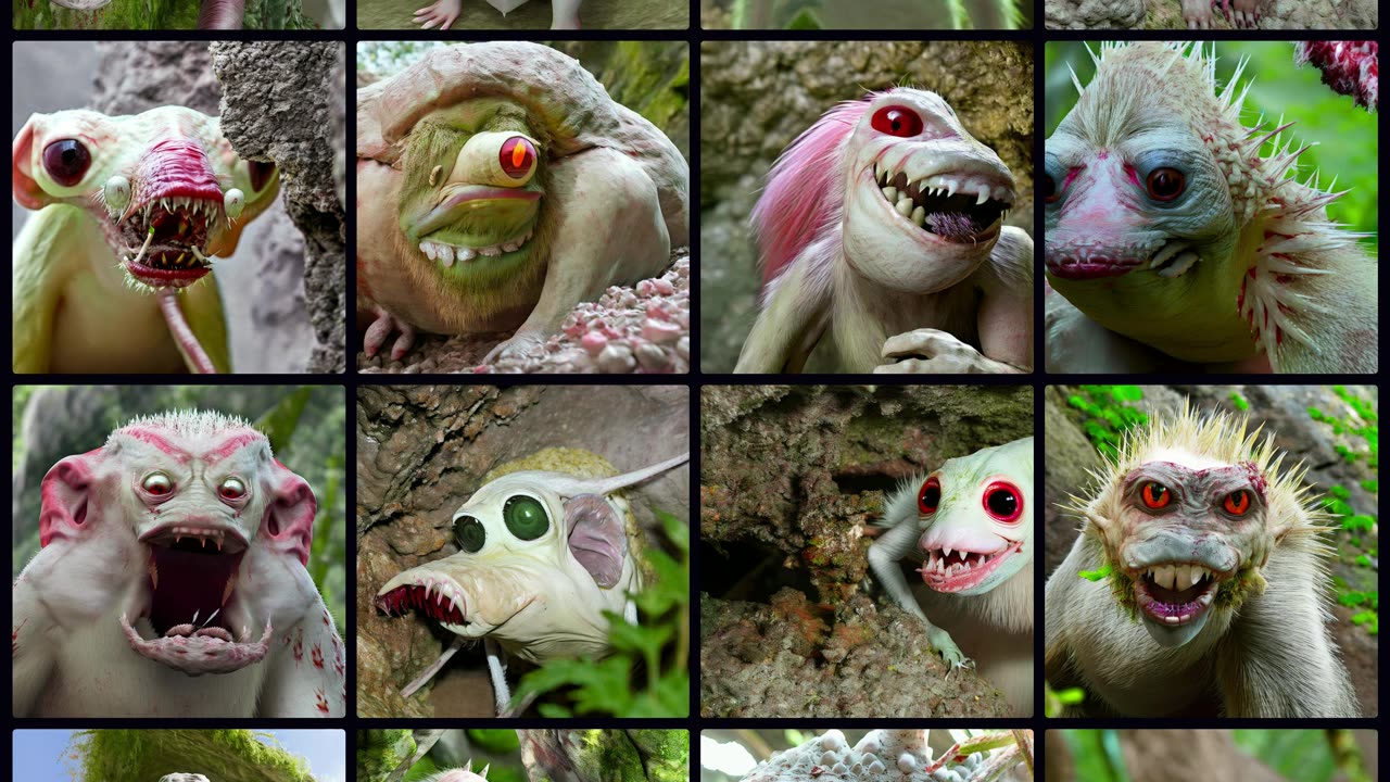 INDIGINOUS ALBINO SPECIES of GLORPP Vol.1 [4K]