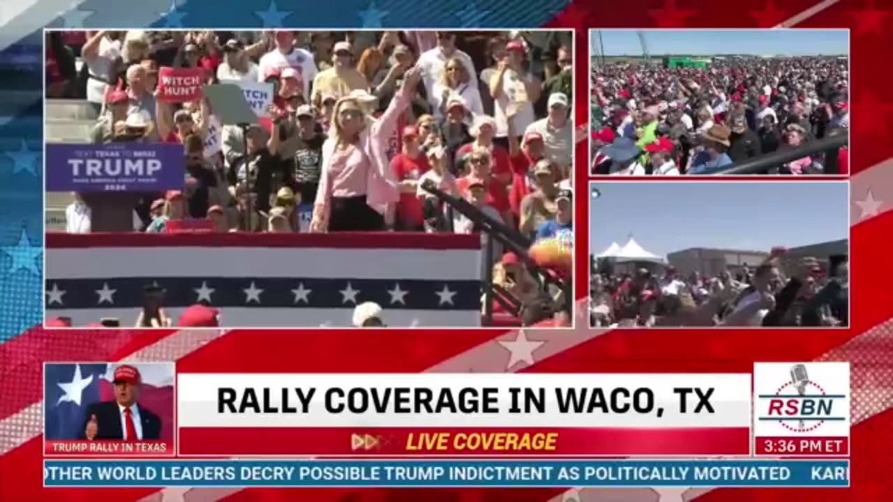 MTG's Speech at President Trump Rally in WACO, TX- 3/25/23