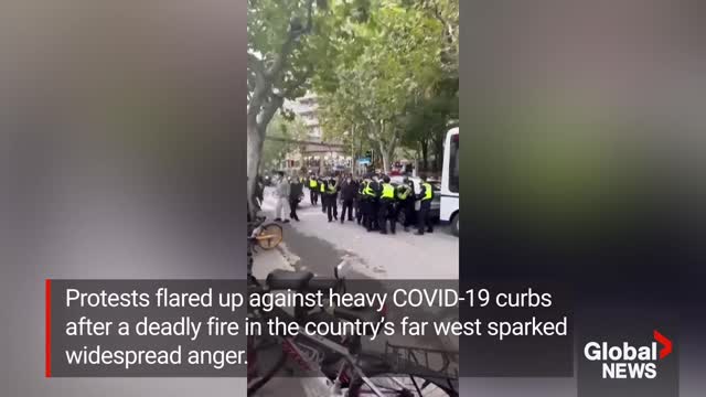 Protesters call for Xi Jinping to resign amid anti-lockdown protests in Shanghai