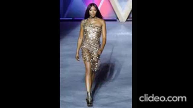 Naomi Campbell 90s/ Naomi Campbell 80s /Naomi Campbell Elle/Naomi Campbell Lingerie fashion