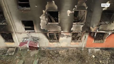 Πλάνα από drone δείχνουν την πόλη Σχάστια