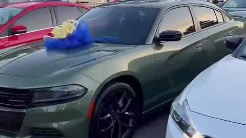 PROUD FATHER GIFTS SON A CAR AFTER GRADUATION 🚘🎊