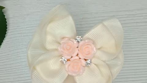 🎀 Cute mini Bow | Easy Ribbon Bow 14