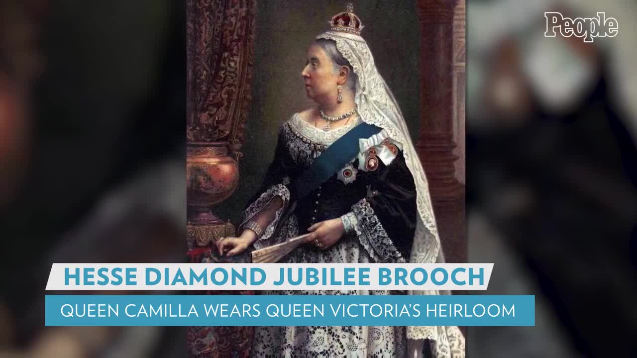 Queen Camilla Wore Queen Victoria's Diamond Brooch to Queen Elizabeth's Funeral PEOPLE