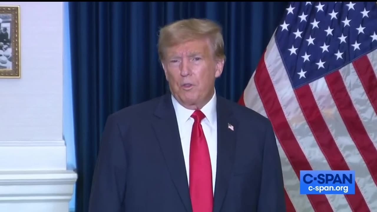 Trump Speaks after Oral arguments