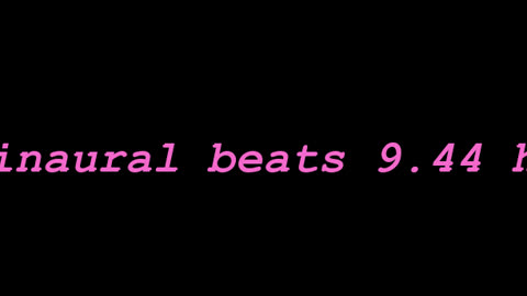 binaural beats 9.44 hz