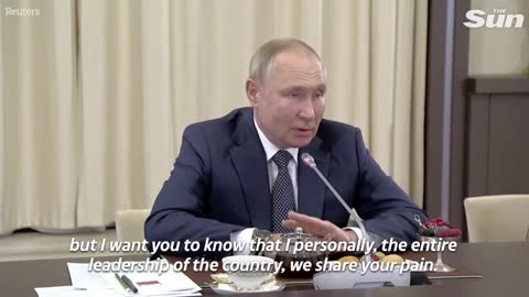 Putin tells mothers of Russian soldiers killed in Ukraine: We share your pain