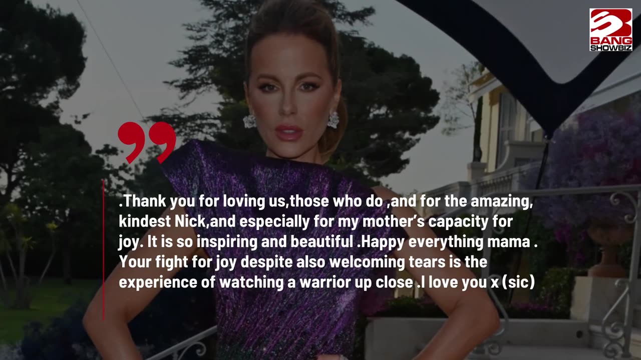 Kate Beckinsale Shares Hospital Experience.