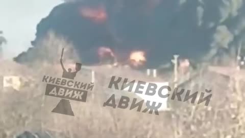 In Vasilkov (near Kiev), an ammunition depot and fuel and lubricants are burning very well