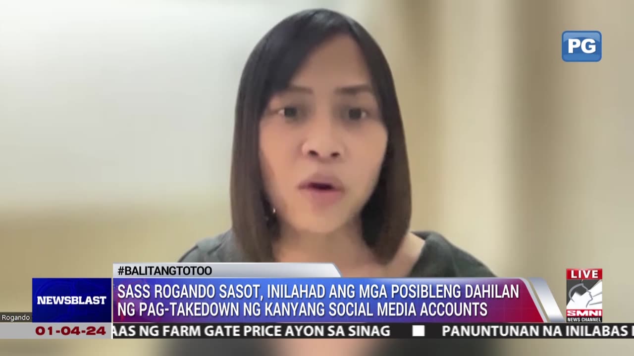 Dahilan ng pag-takedown sa social media accounts ni Sass Rogando Sasot