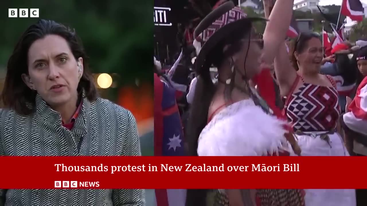 Thousands take part in Māori protests in New Zealand's capital