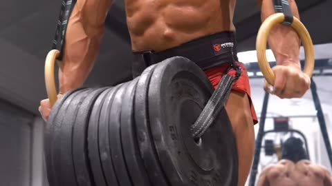 weighted tricep dips