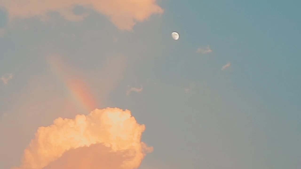 Rainbow in summer