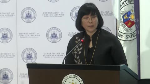 Philippines holds news conference after Chinese Coast Guard water cannon incident - August 7, 2023