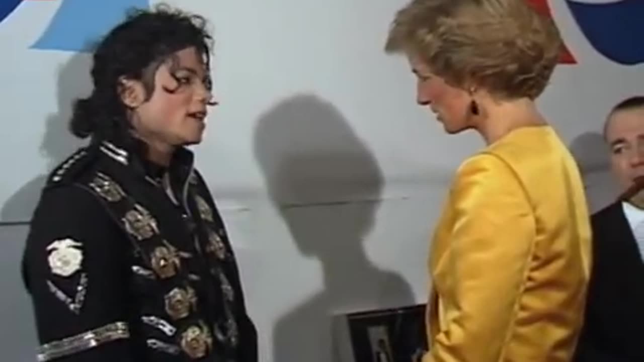 Michael Jackson meets Princess Diana & Prince Charles