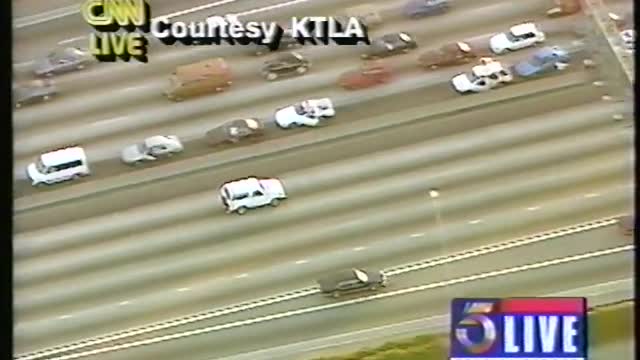OJ Simpson Bronco Chase June 17, 1994 LIVE