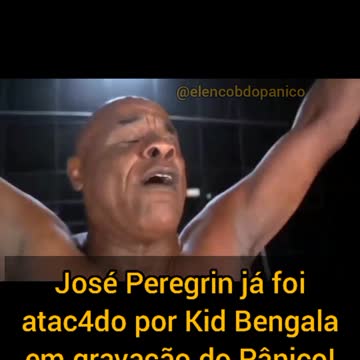 José Peregrin atacado por Kid Bengala no Pânico na Band