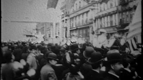 The Golden Jubilee, San Francisco, California (1898 Original Black & White Film)