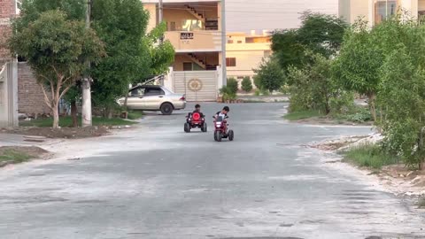 Bike Raider Boy With Hassan On Car 🚘