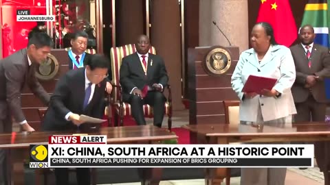 BRICS Summit 2023 LIVE: Ramaphosa honours China's Xi Jinping with South Africa's highest honour