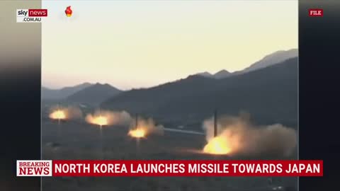 North Korea launches missile towards Japan