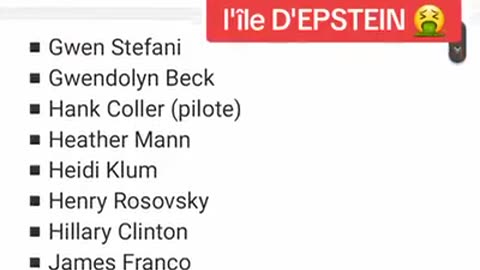 Epstein's Client List !